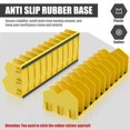 thumbnail image 4 of SNNROO Plier Organizer Rack with Nonslip Rubber Base 10 Slots Plier Rack Space Saving Plier Organizer Plastic Pliers Cutters Organizer Rack for Tool Box Drawer, 4 of 11
