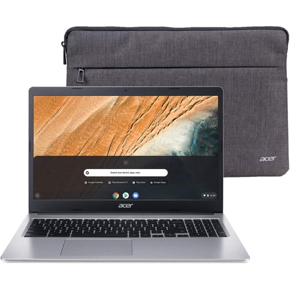 Acer Chromebook 315 15,6 Po FHD Intel N4500 4 Go RAM 64 Go Étui Inclus Chrome OS