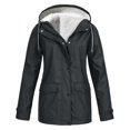 thumbnail image 1 of Spring Military Full-Zip Removable Hooded Cotton Mid-Long Parka Jacket Coat for Women, 1 of 3