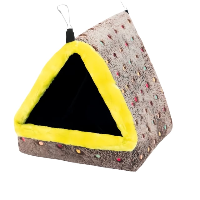 Cozy Padded Winter Sleeping for Parrots Warm Autumn Hanging Birdhouse Cage Accessory