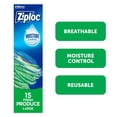 thumbnail image 1 of Ziploc Produce Bags Large, 15 Bags, 1 of 5
