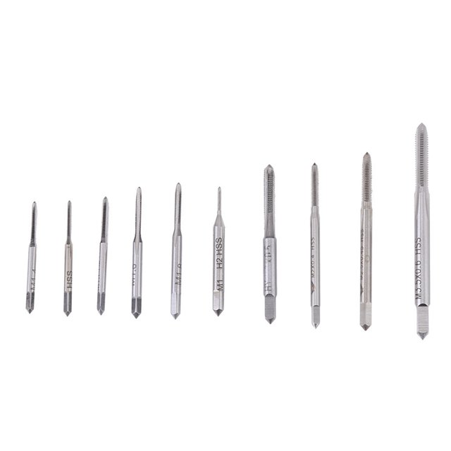 10 Pcs Mini M1 à M3.5 Machine Robinet à Main Filetage Filetage Robinets