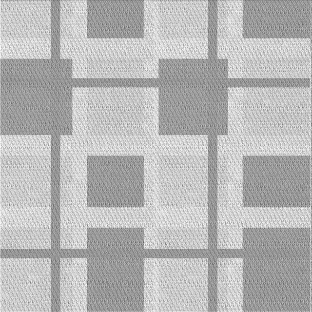 Ahgly Company Machine Washable Indoor Square Transitional Gunmetal Gray Area Rugs, 5' Square