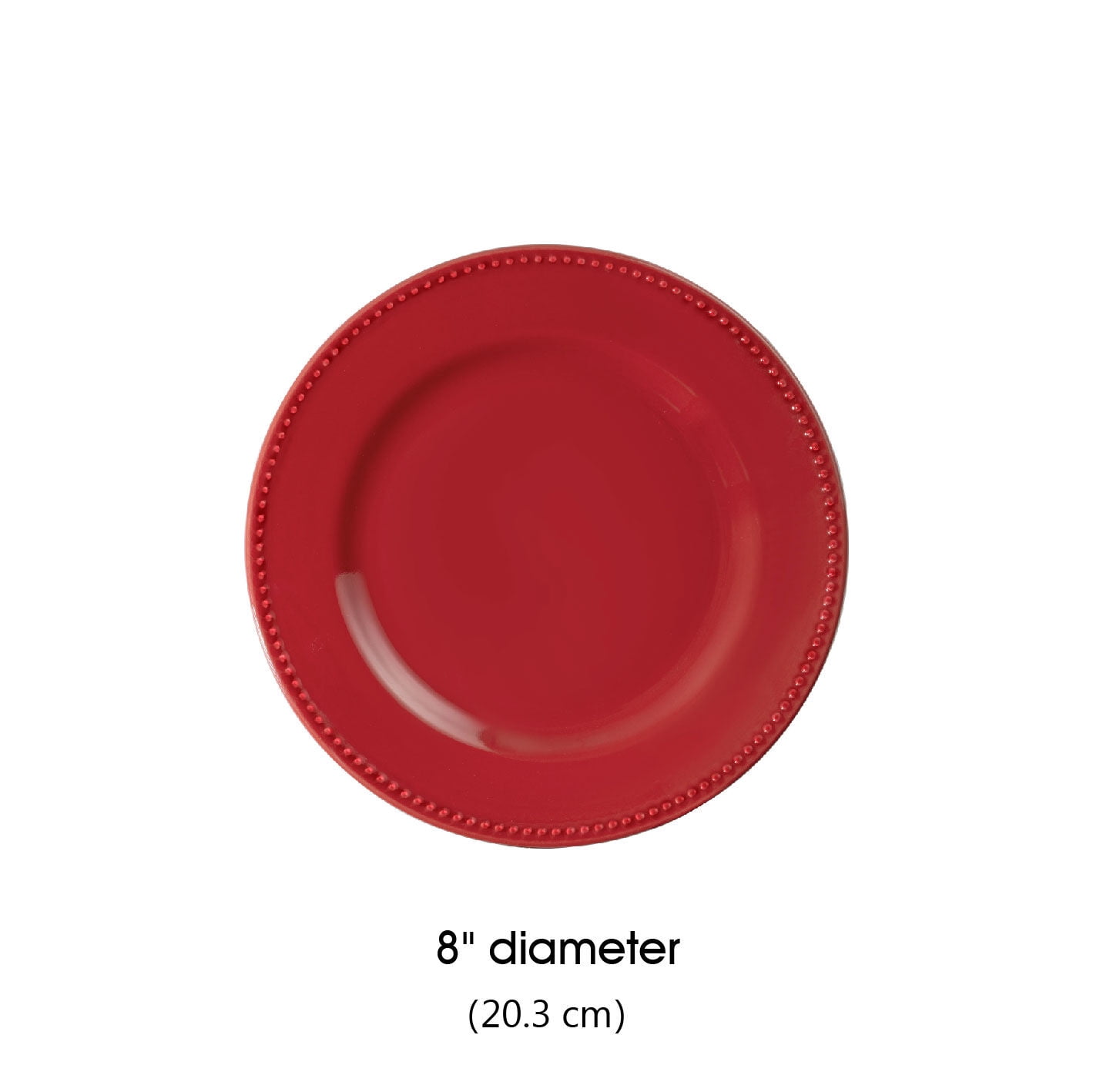 Mainstays Brynn Red 12 Piece Dinner Set