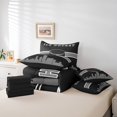 thumbnail image 4 of YST Sports-Themed 7-Piece Comforter Set, Twin, Baseball, Black Pink, 4 of 4