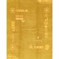 thumbnail image 1 of Ahgly Company Indoor Rectangle Abstract Orange Abstract Area Rugs, 7' x 10', 1 of 6