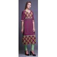 thumbnail image 3 of Bimba Kurtis Droits à Panneaux pour Femmes Robe Kurti Longue Haut Indien Imprimé, 3 of 5
