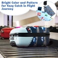 thumbnail image 4 of Costway 5 PCS Kids Luggage Set with Backpack Neck Pillow Luggage Tag Lunch Bag Wheels Blue, 4 of 10