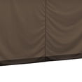 thumbnail image 3 of SUNJOY Replacement Curtains for 13 ft. × 15 ft. Wood-Framed Gazebos, Brown, 3 of 5