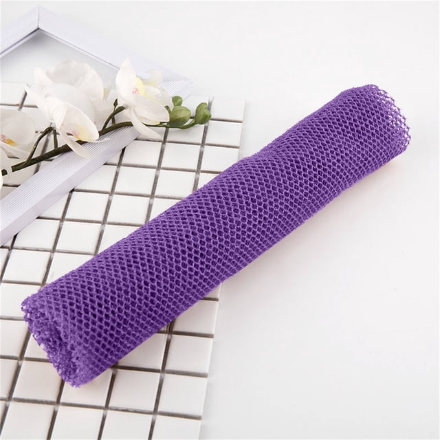 Clearance under $1 Tyidzon Exfoliating Washcloth Bath Sponge Net Long Net Bath Sponge Exfoliating Shower Body Scrubber Back Scrubber Skin Smoother, Great for Daily Use