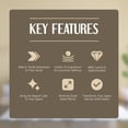 thumbnail image 3 of Kismet Velvet Mirror - Luxurious Décor, Elevate Your Reflections with Opulence (Ivory (Flat Top)), 3 of 7
