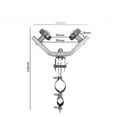 thumbnail image 1 of Pulley Block under $5! CQCYD Heavy Duty Pulley System for Lifting, Steel Cable Pulley with Bearing, Crane Pulley Block for Angle Iron, Industrial Pulley for Rope Cable, 1 of 1