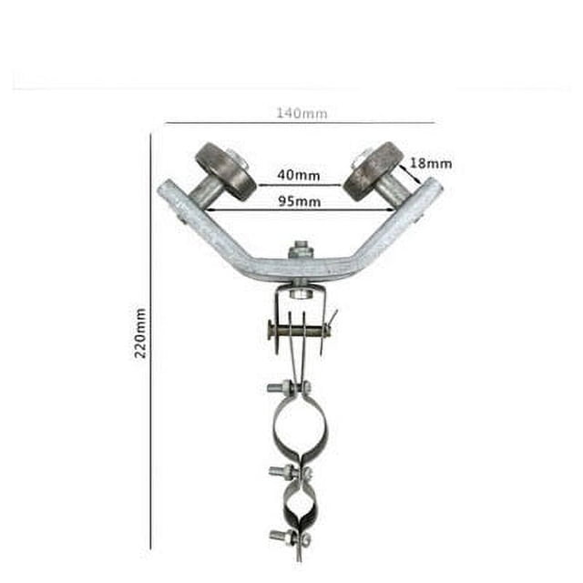 Pulley Block under $5! CQCYD Heavy Duty Pulley System for Lifting, Steel Cable Pulley with Bearing, Crane Pulley Block for Angle Iron, Industrial Pulley for Rope Cable