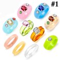 thumbnail image 3 of Bague en Résine Mode Bague Statement en Acrylique Transparent Bague de Phalange Bague de Doigt, 3 of 10