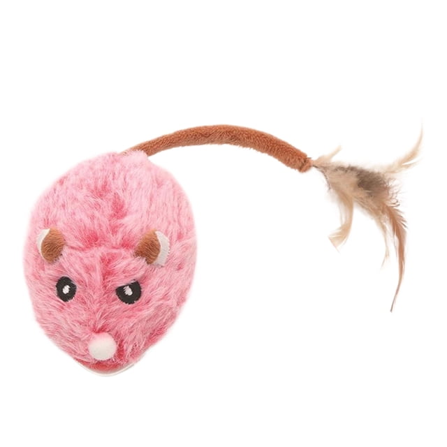 Shengyu Sturdy And Durable Cat Toys Electric Mice Roll Smoothly On Floors And Automatically Avoid Obstacles pink