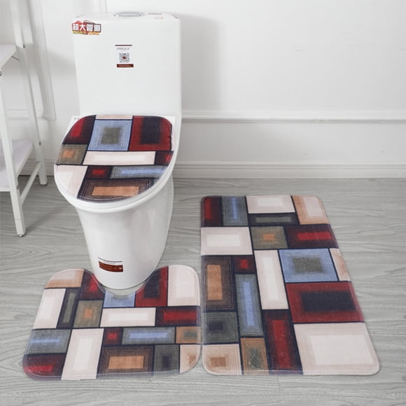 3-piece Bathroom Carpet, Super Soft Non Slip Bathtub Carpet And Absorbent Bath Mat, Bathroom Carpet, Bath Mat For Bathroom