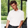thumbnail image 2 of Premier Chemise de Travail Formelle en Popeline Unie à Manches Courtes pour Hommes, 2 of 3