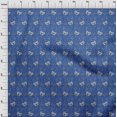 thumbnail image 3 of oneOone Coton Bio Popeline Sergé Feuilles & Imprimé Floral Bloc 1 Yard 42 Inch Wide, 3 of 4