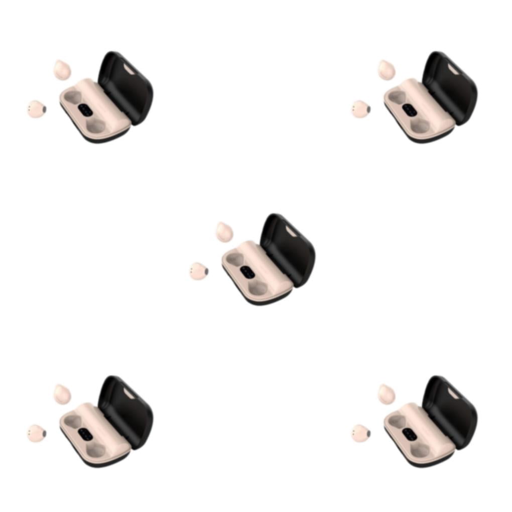 ziyahi True Wireless Earbuds with Charging Case Sweatproof Sports Earphones Gaming Skin 5Set