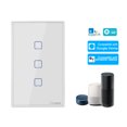 thumbnail image 3 of Amdohai T0US3C-TX 3 Gang Smart WiFi Wall Light Switch APP/Touch Control Timer Standard Panel Smart Switch Compatible with Home/Nest &, 3 of 7