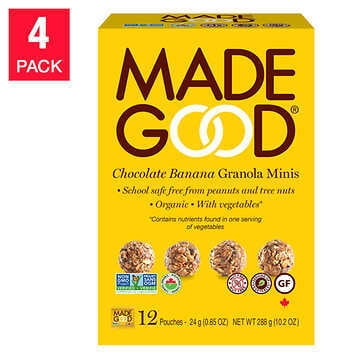 MadeGood Chocolate Banana Organic Granola Minis