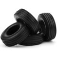 thumbnail image 2 of Fdit 4Pcs RC Small Rubber Tyres Wheel Tires Fit For Tamiya Tractor Trucks 1/14 RC Car, 2 of 8