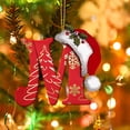 thumbnail image 3 of LSLJS 26 Letters Christmas Tree Decoration Pendant Christmas Tree Ornaments Personalized DIY Christmas Ornaments Christmas Decorations Xmas Tree Hanging Decor, 3 of 5