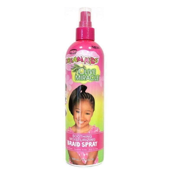 African Pride Dream Kids Olive Miracle Soothing Moisturizing Braid Spray