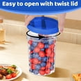 thumbnail image 4 of Birdeem 50oz Airtight Food Storage Containers, Plastic Meal Prep Containers with Lids, Leakproof for Lunch, Stackable Kitchen Organization, 4 of 7