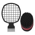 thumbnail image 2 of Hair Twist Comb Sponge, Twist Sponge Styling Tool Professional Wear Resistant  For Hair Salon, 2 of 8