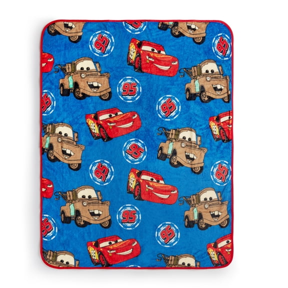 Cars Silk Touch Fleece Throw for Kids, 100% Polyester