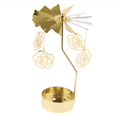 thumbnail image 4 of GUOOL Xmas Decor Rotary Candlestick Candle Holder Tealight Lantern Candelabra Rose, 4 of 9