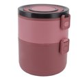 thumbnail image 1 of Stackable Lunch Box, Heat Preservation Food Grade BPA Free Bento Box  for Home for Office for Travel Blue,Red,Green, 1 of 8