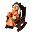 thumbnail image 3 of Halloween Witch Rocking Chair Home Table Decoration Man in Black Car Resin Decoration, 3 of 3
