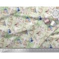 thumbnail image 2 of Soimoi Poly Georgette Fabric Branch & Bird Artistic Printed Fabric 1 Yard 42 Inch Wide, 2 of 3