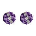 thumbnail image 4 of Baohd Wide Application Wedding Bouquets Elegant For All Occasions Low Maintenance Purple 2Set, 4 of 6