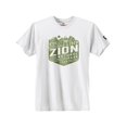 thumbnail image 1 of Hanes Mens Graphic Tee, M, Zion/White, 1 of 1