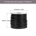 thumbnail image 2 of Unique Bargains Beading Thread Bracelet Weave Bead Craft Cord 5mm 36M/Roll (40-Yards) Decorative String, Black, 2 of 7