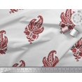 thumbnail image 3 of Soimoi Rayon Fabric Floral & Paisley Block Print Fabric by The Yard 56 Inch Wide, 3 of 3