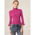 thumbnail image 3 of INSPIRE CHIC Chandail pour Femme à Col Roulé Ajusté en Tricot, 3 of 6