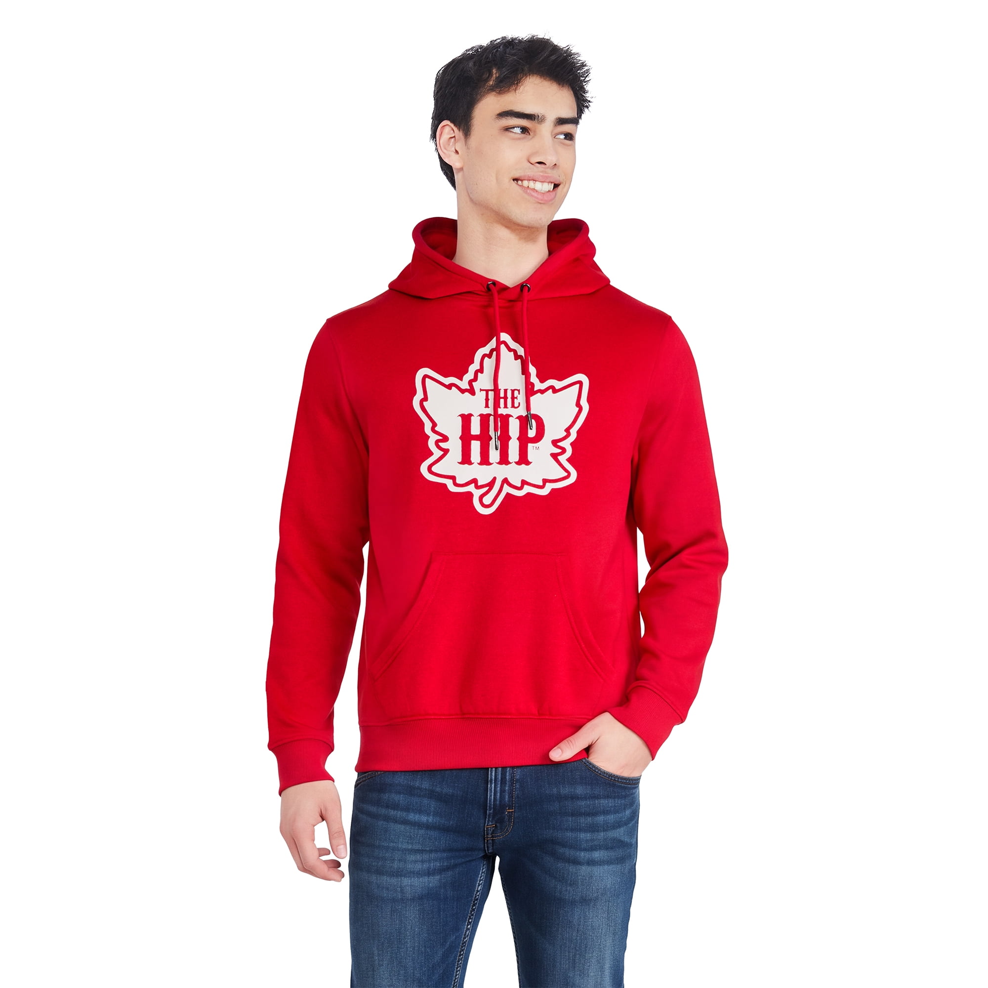 Haut à capuchon imprimé graphique The Tragically Hip pour hommes