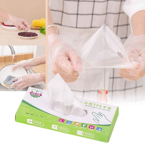 Meitianfacai Disposable Gloves For Cooking, Food Preparation, And Dishwashing Are Suitable For Normal Human Size