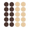 thumbnail image 2 of 96pcs Universal Round Backgammon Chess Chessman Wood Backgammon Chess Pieces, 2 of 8