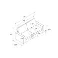 thumbnail image 3 of DHP Liah 3-Seater Sofa with Pocket Spring Cushions, 3 of 9