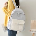 thumbnail image 4 of YIMWNYI Large Capacity Backpack for Men, Business Travel Backpack, Versatile Tote Bag with Organization Pockets, Waterproof Polyester Rucksack with Adjustable Strap, Stylish Durable Messenger Bag, 4 of 6