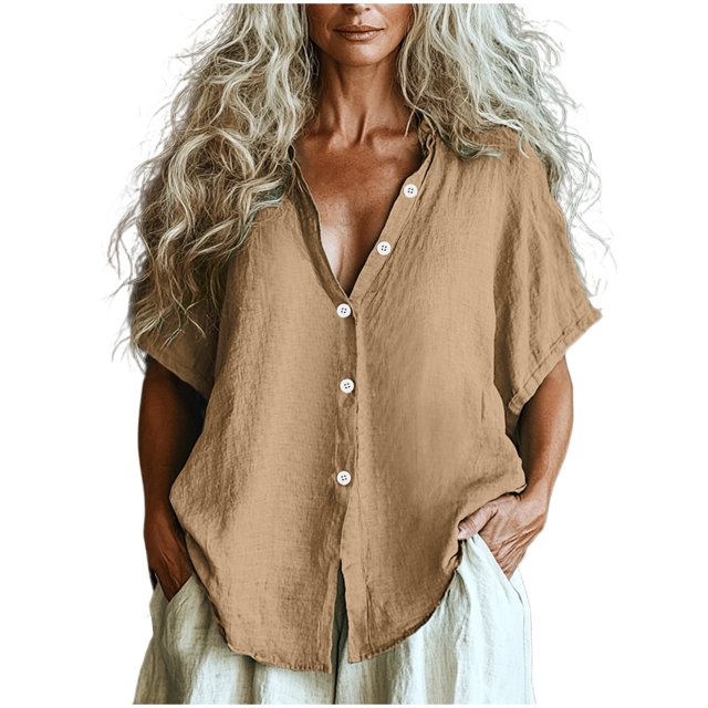 Chemise de Plage Boutonnée, Aguichant, à Manches Longues, Blouse de Plage, par-Dessus de Maillot de Bain pour Femmes