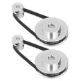 thumbnail image 3 of Synchronous Wheel Aluminum Alloy Timing Pulley With Hex Wrench With 2Pcs Length 200mm Width 6mm Belt, 3 of 8