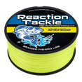 thumbnail image 1 of Reaction Tackle Fil de Pêche Tressé - Tresse PE de Qualité Pro, Super Solide, Résistante à l'Abrasion, Zéro Étirement pour Eau Douce et Eau Salée - Jaune Haute Visibilité - 65 Lb / 3000 Yd, 1 of 7
