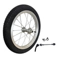 thumbnail image 4 of S SERENABLE Bicycle Trailer Wheel Easy to Install Strong Grip Portable Practical Replace 14 inch, 4 of 8