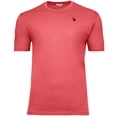 thumbnail image 1 of U.S. POLO ASSN. T-shirt pour Homme – jersey Cardé, Col Rond, logo Brodé, Coton Orange, 1 of 3